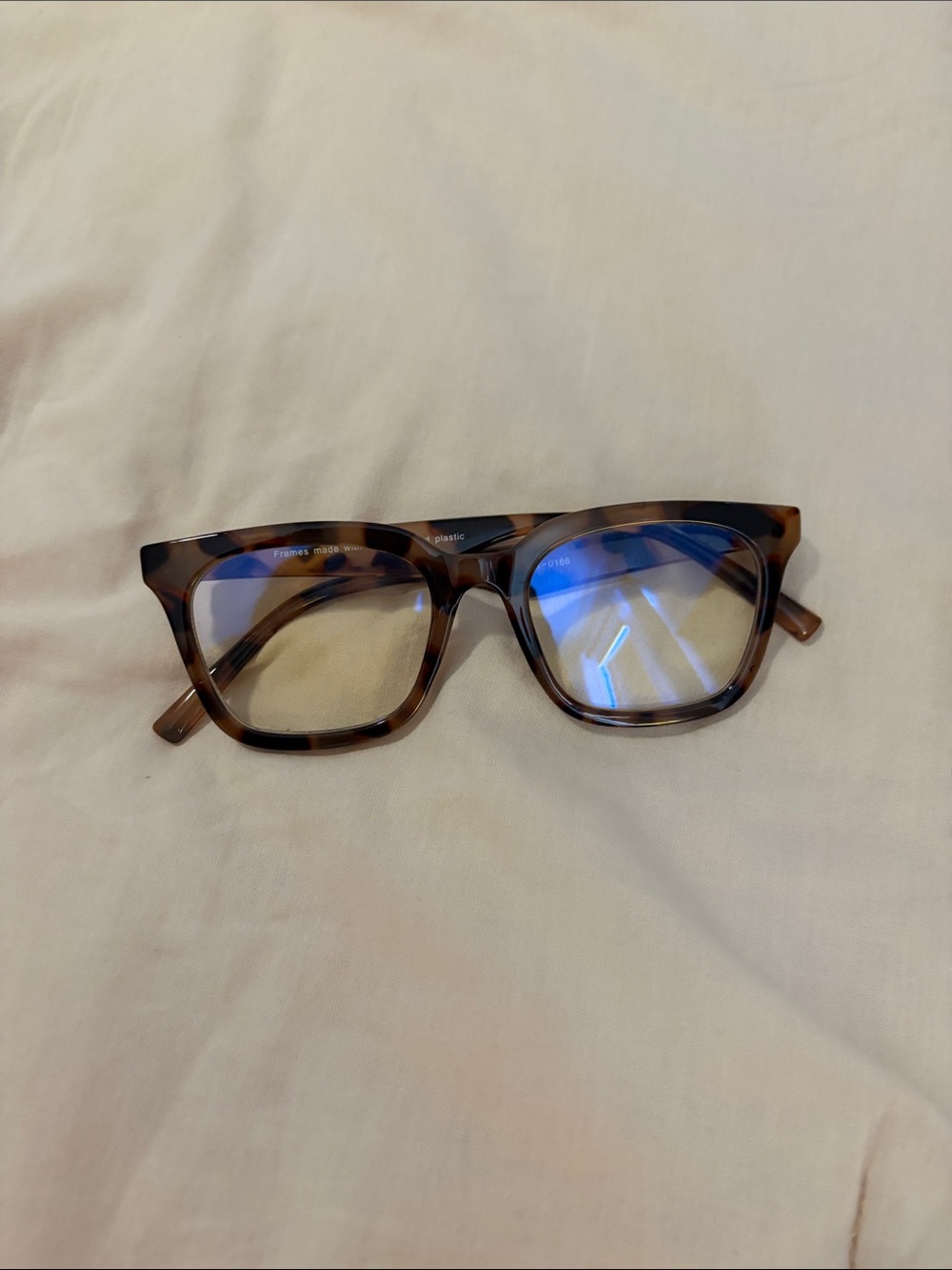 Source Unknown Tortoiseshell Brown Blue-Light Blocking Glasses